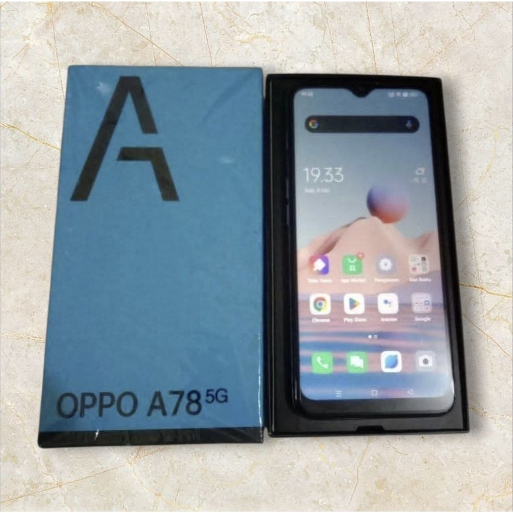 oppo a78 5g lte versi ram 8 256gb dan 128gb hp second lengkap original resmi siap pakai