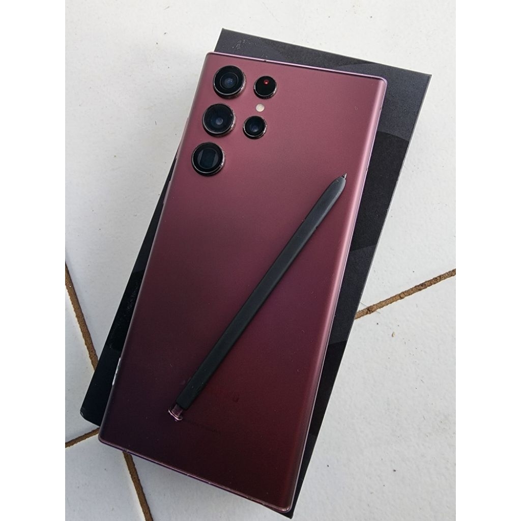 Samsung S22 Ultra Second Resmi SEIN 12/512 Fullset