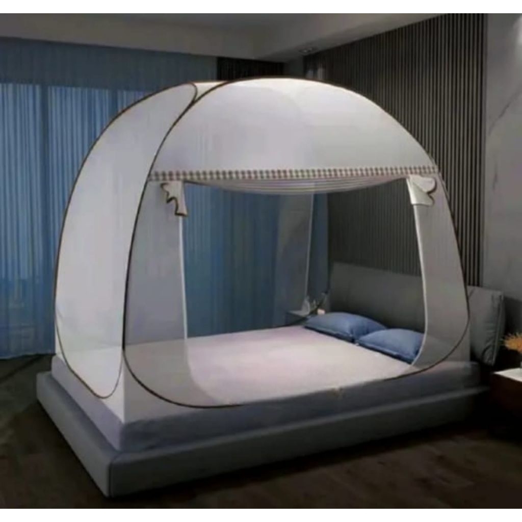 Kelambu Kotak Jumbo Tebal DAN LEBIH BESAR Kelambu Tudung 180 x 200 220x220 Kelambu Tenda Jumbo