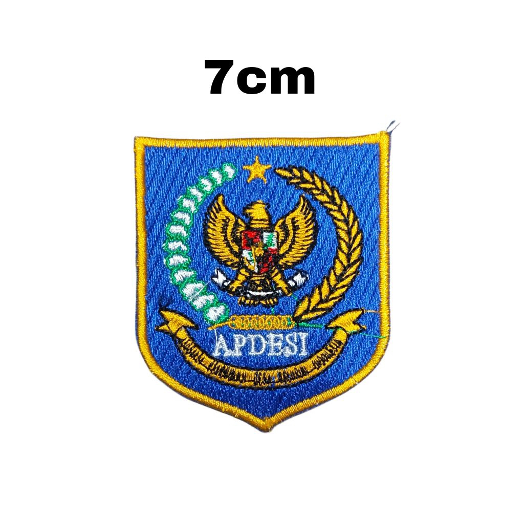 bordiran patch logo APDESI