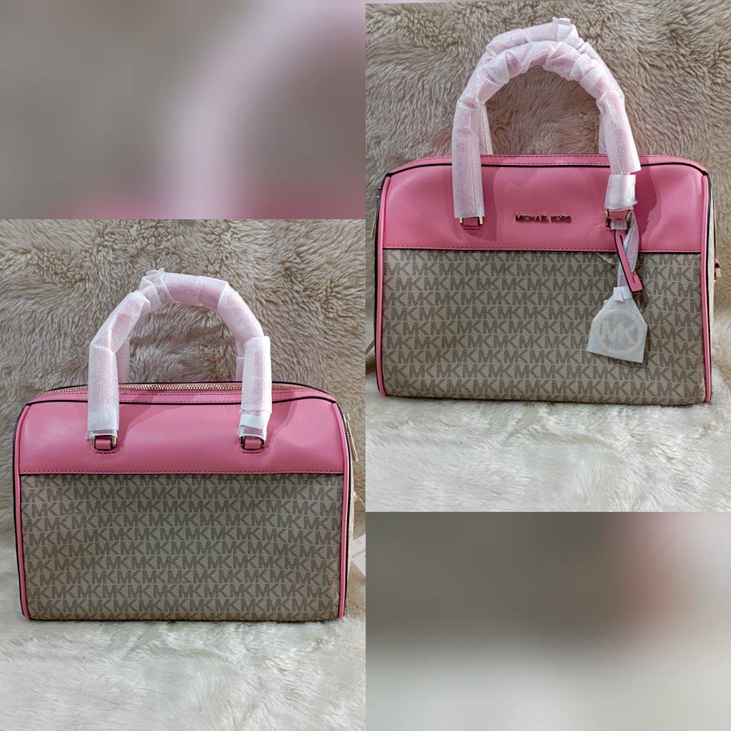 MK DUFFLE MEDIUM TEA ROSE