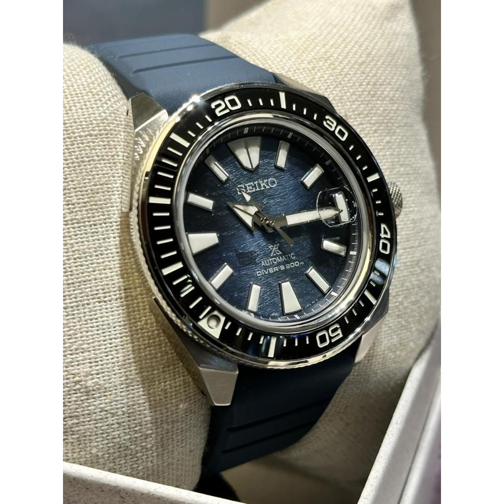 Jam Tangan Pria Seiko Prospex Diver's King Samurai Manta Ray Rubber Save The Ocean SRPF79K1