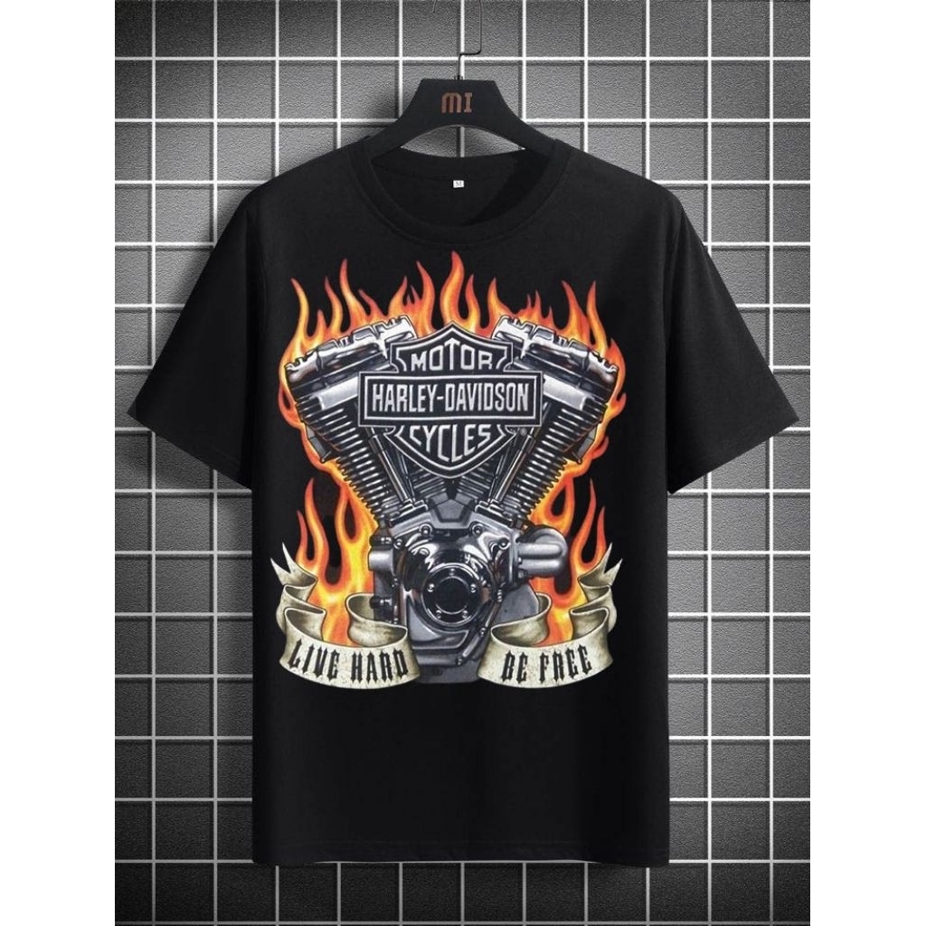 kaos Harley Davidson, Harley Davidson, kaos moge,motor gede,kaos pria,baju pria,kaos motor,kaos leng