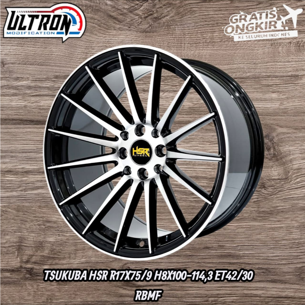 PELEK MOBIL CELONG RING 17 HSR TSUKUBA  VELG RACING R17 AVANZA SWIFT COROLLA VIOS