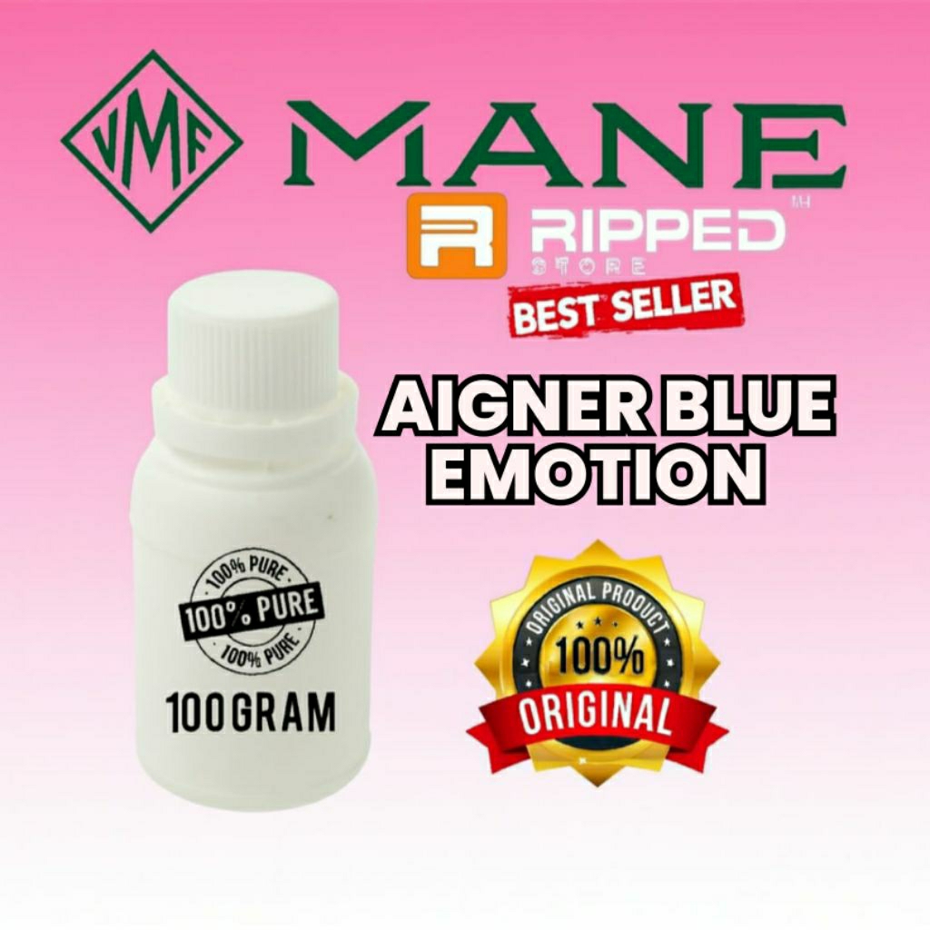 Bibit Parfum Murni 100ml Aigner Blue Emotion || Original Mane