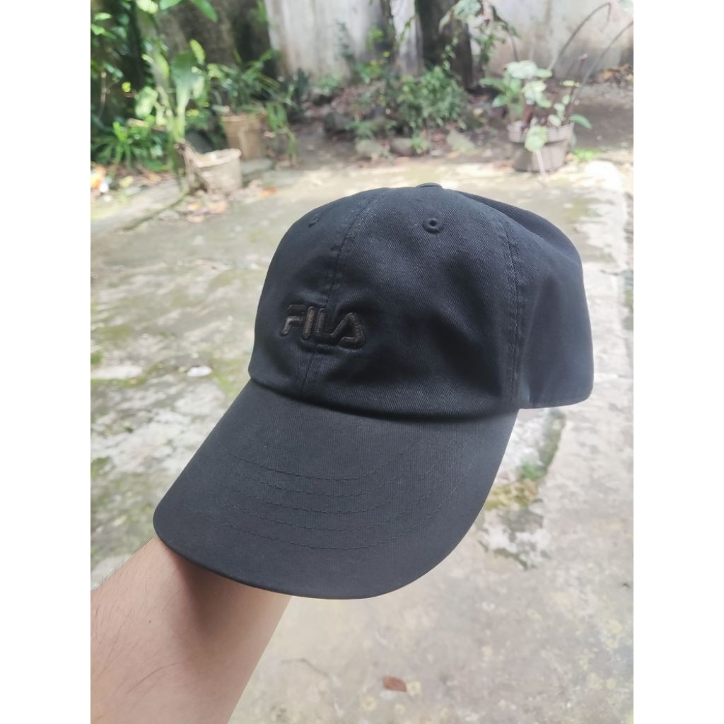 Second Topi Snapback FILA Original Logo Fila Bordir