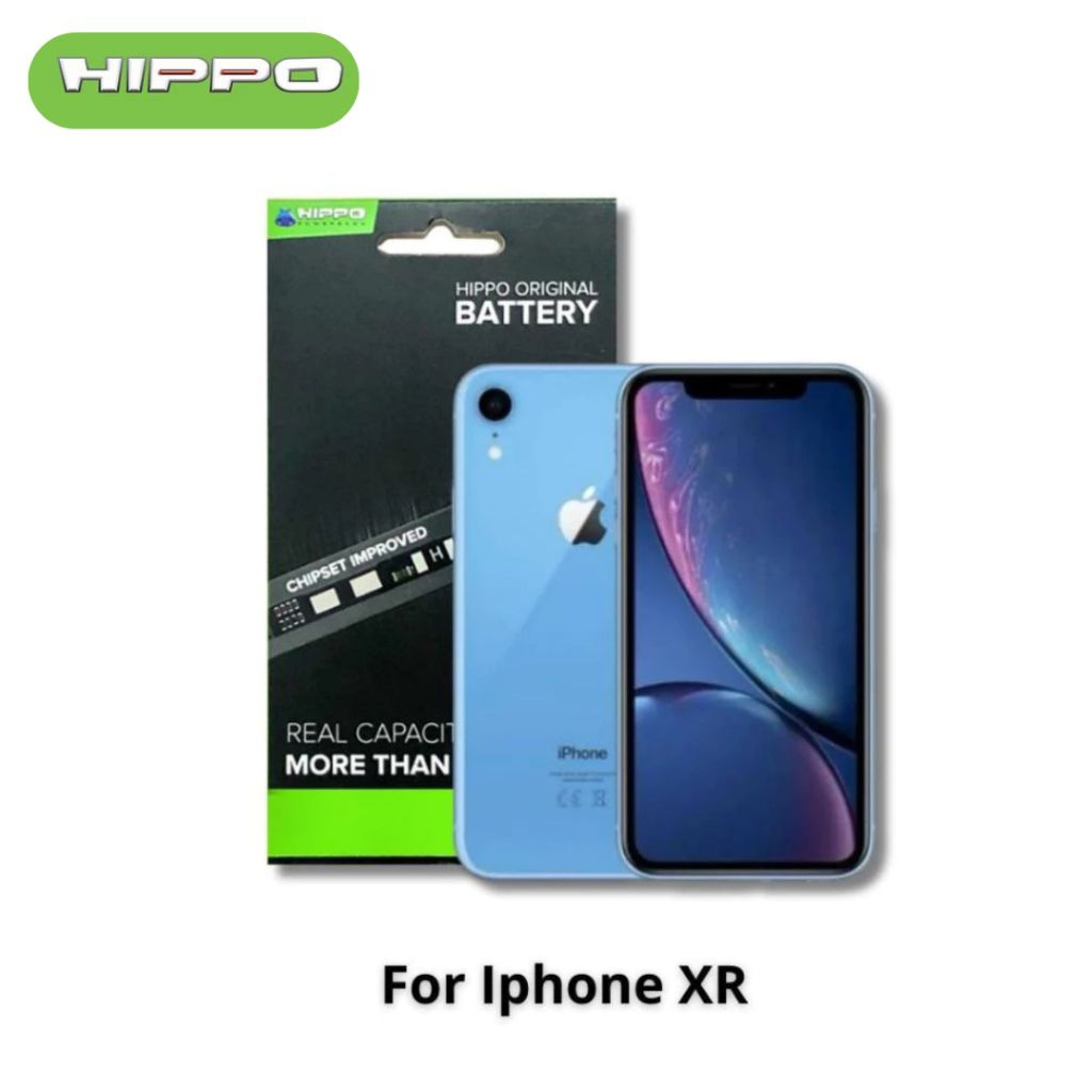 Hippo Baterai Baterry 100% ORI Baterai Iphone XR 3030mAh Original Batere Premium Batu Batre Batrai H