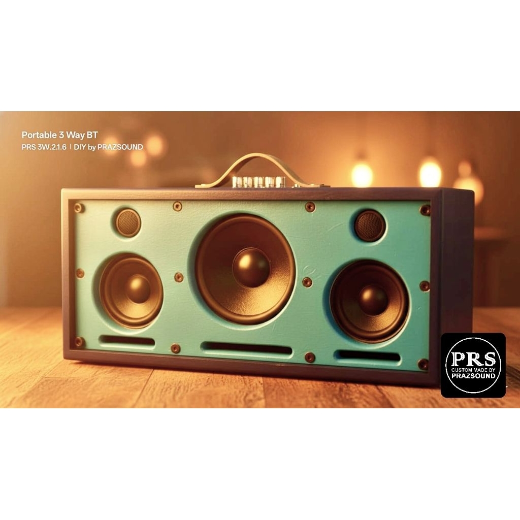 PRS 3W.2.1.6 Portable 3 Way Bluetooth Speaker