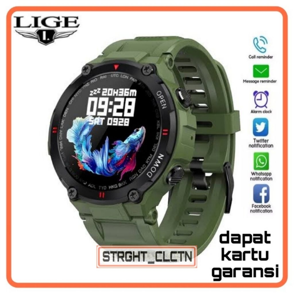 SMARTWATCH ANDROID 4G ANTI AIR BISA WA FD68 jam tangan pintar  android hp WHATSAPP FACEBOOK SMS TLFN