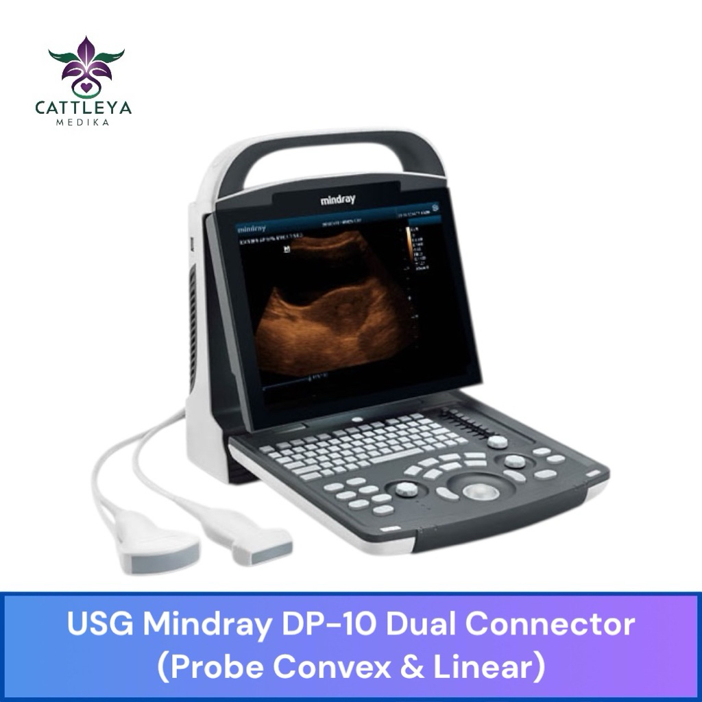 ULTRASOUND | USG 2D Mindray DP10 Dual Connector + Dual Probe(Convex & Linear) / ALAT CEK USG MINDRAY
