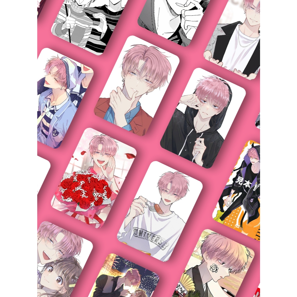 (22 pcs) Koleksi Lomocard / Photocard TAMON FUKUHARA F/ACE Part 2 black and white & colored mix, Ani