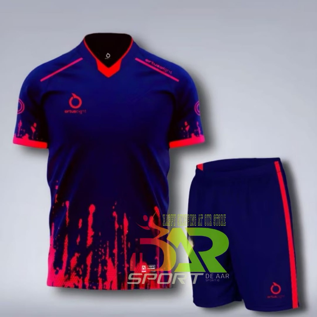 Setelan Jersey Bola Dewasa Baju Bola Futsall Volly Pria Wanita Set Baju Celana