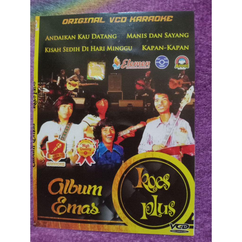 VCD ALBUM EMAS KOES PLUS ANDAIKAN KAU DATANG