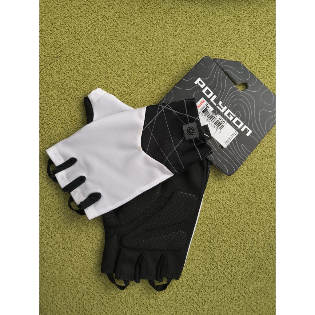 Sarung Tangan Sepeda Polygon Cynik White - Ukuran M