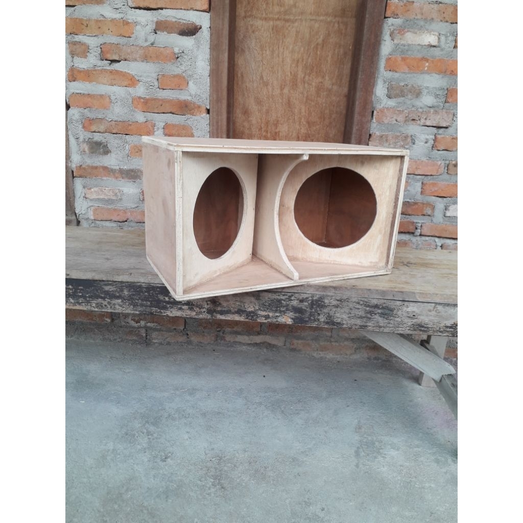 bok subwoofer midle speaker 8 inch doble siap pakai