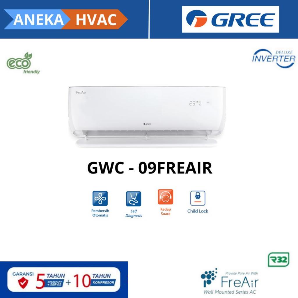 GREE AC FREEAIR WALL MOUNTED  - PUTIH - INDOOR - OUTDOOR