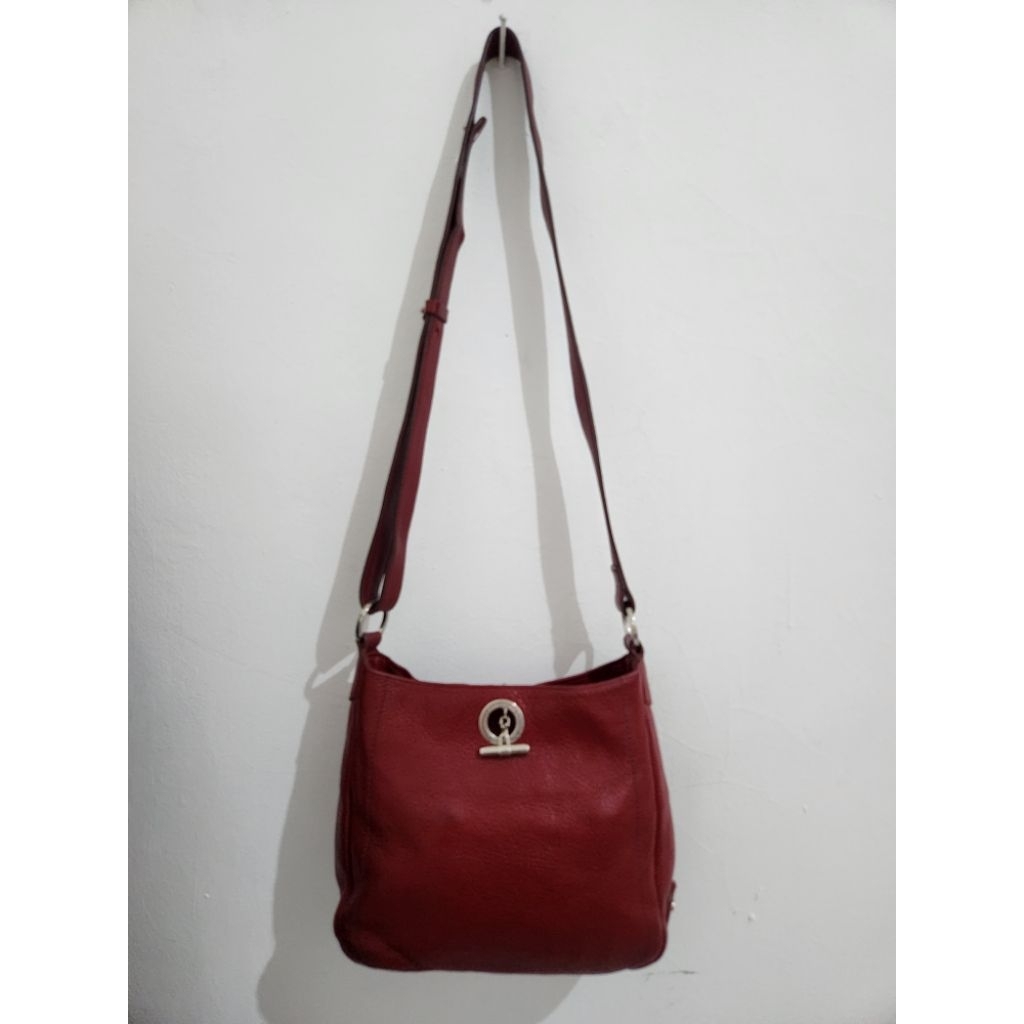 Tas wanita kulit asli Brand Lamarthe