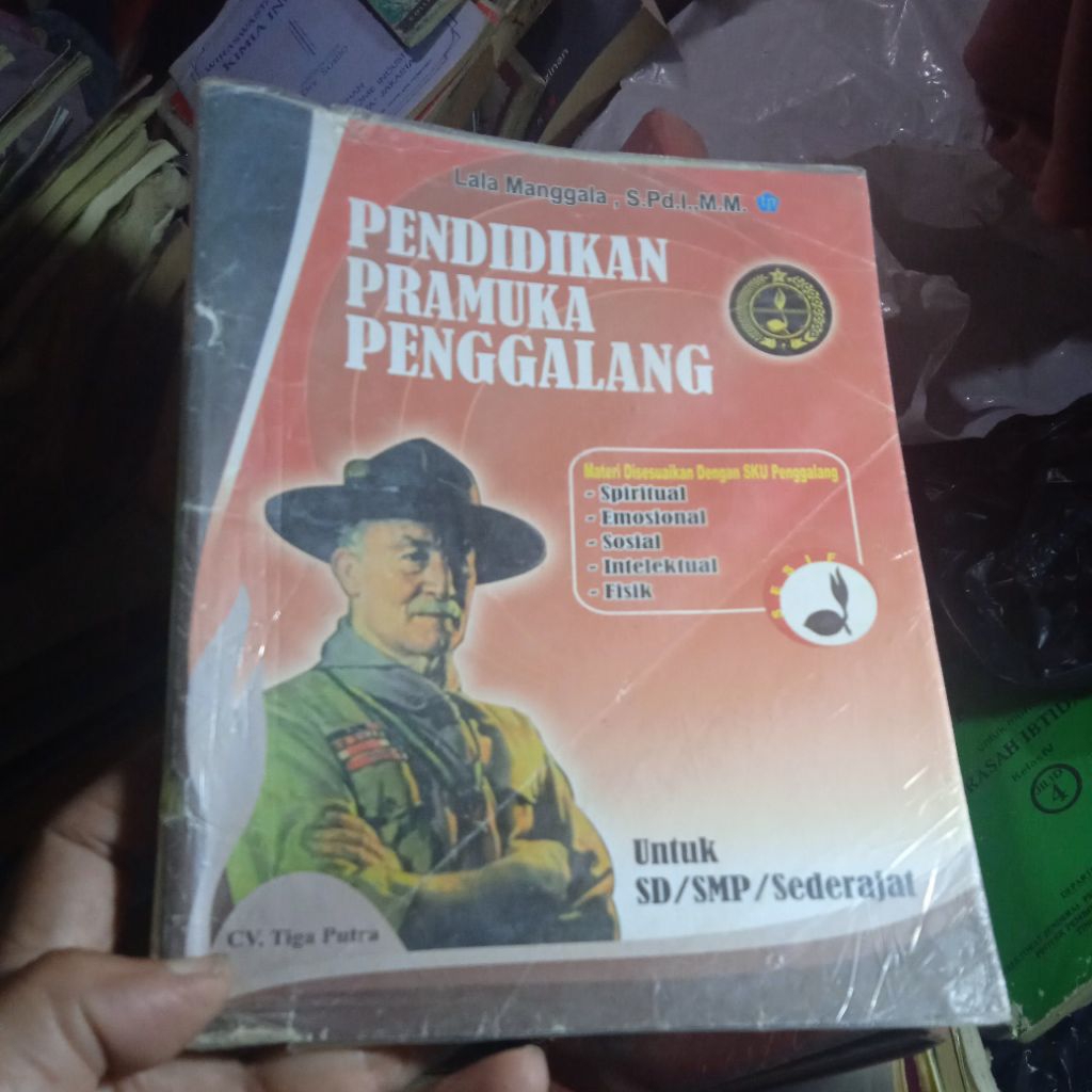 buku Pendidikan Pramuka Penggalang, untuk SD/SMP, buku original jadul