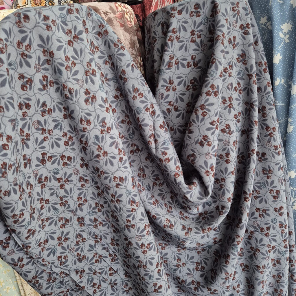 kain wolfis ori zs premium motif bunga kecil terbaru (0,5meter)