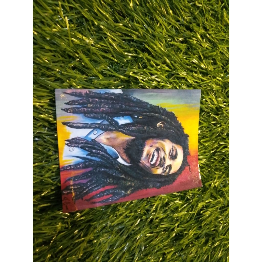 stiker vinyl bob marley