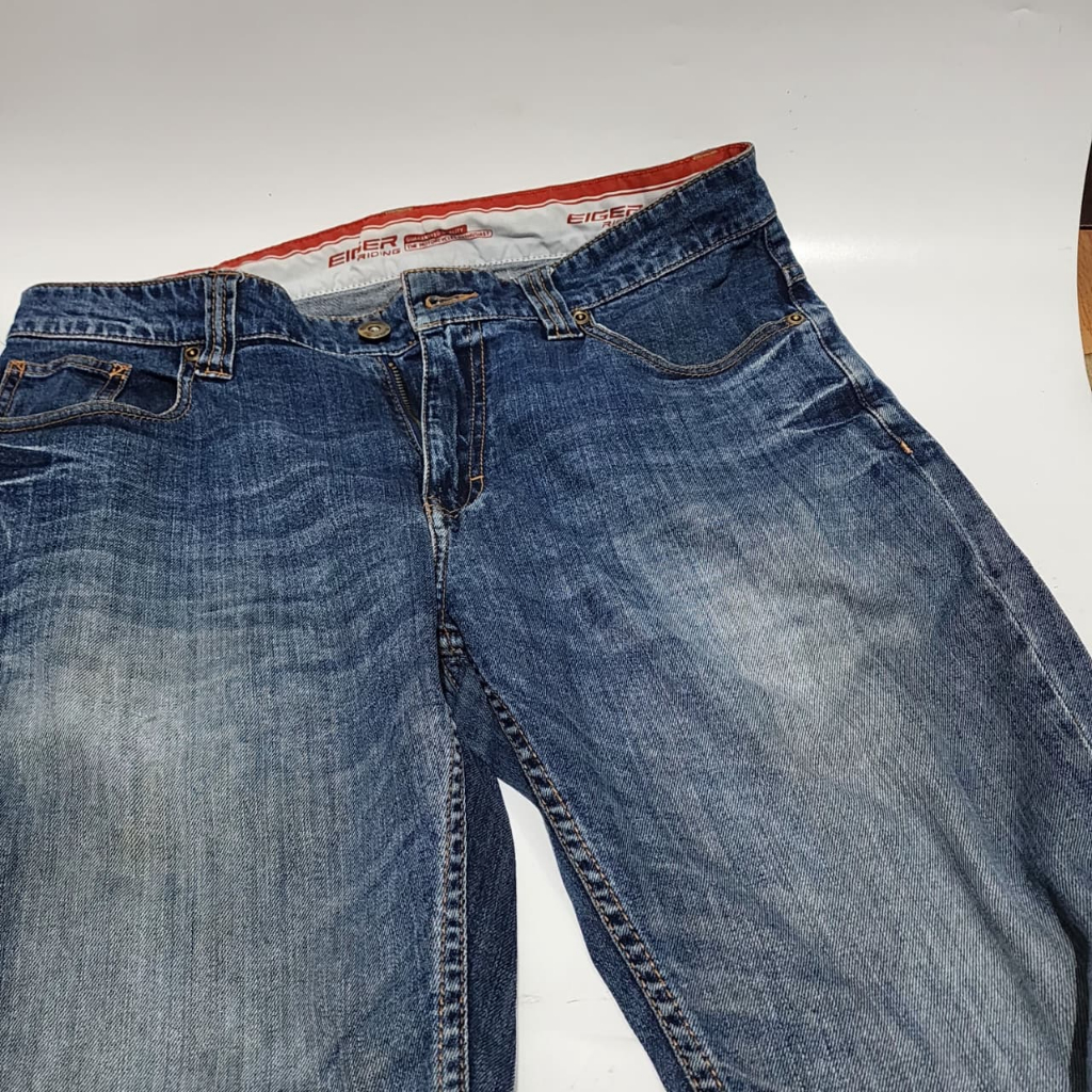 Eiger Riding Jeans Pants - Blue Denim - size 33