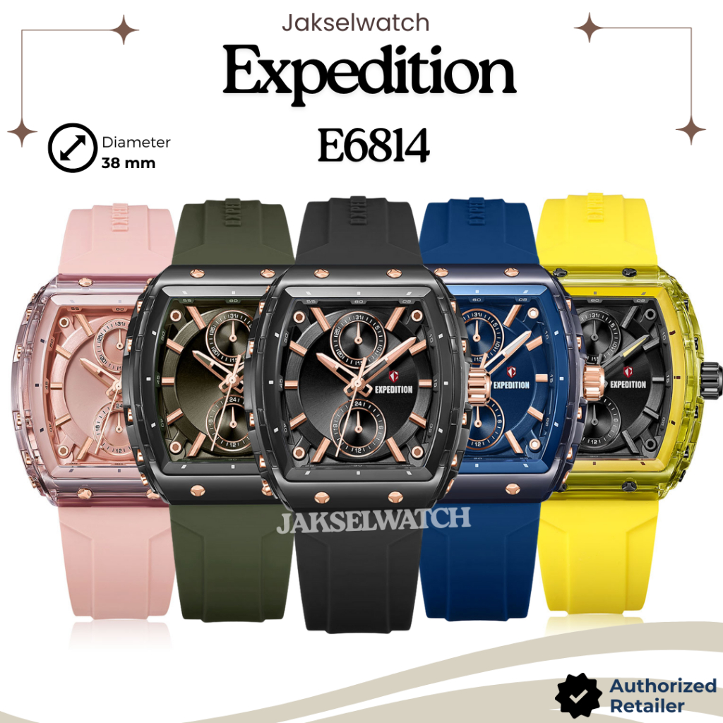 Jam Tangan Wanita Expedition E6814 / E 6814 Original Garansi Resmi