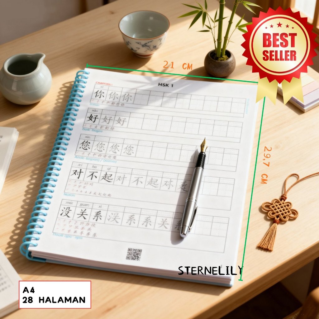 HANZI WORKSHEET HSK 1-4A (CETAK)