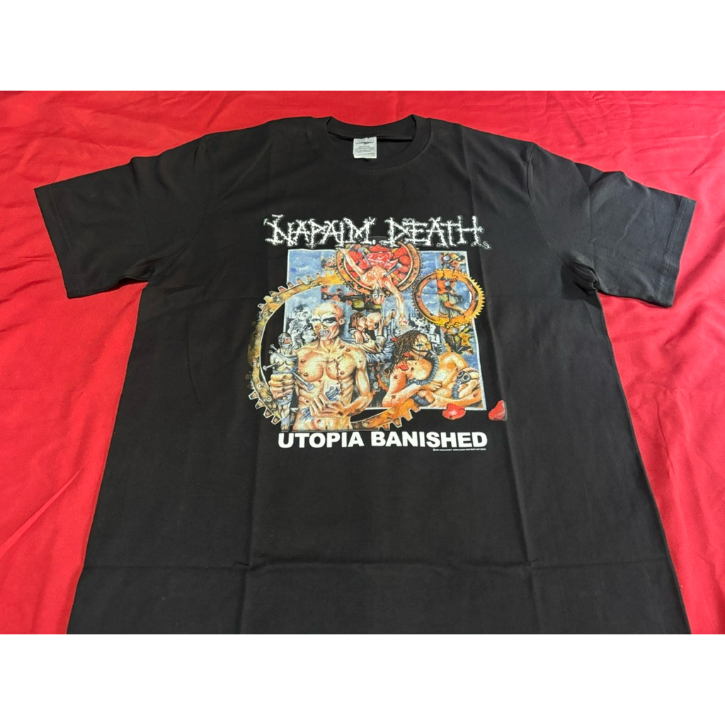 NAPALM DEATH Utopia banished - TSHIRT ORIGINAL released By undying music