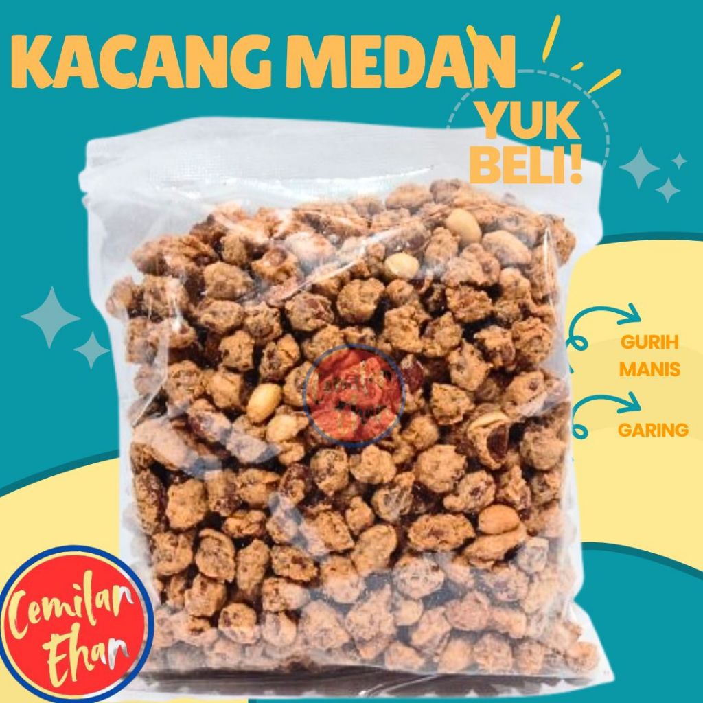 Kacang Telor - Kacang Telur Medan Manis Medan Gurih Kacang Tepung Kiloan Kacang Bandung