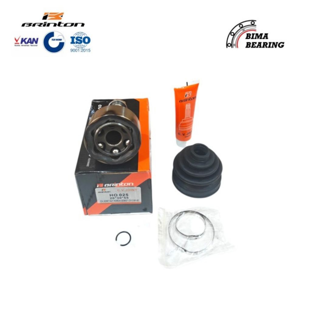 CV JOINT OUTER ABS TOYOTA VIOS LAMA OLD GEN1 2003-2007 TO-834A BRINTON AS RODA KOKEL LUAR ORIGINAL