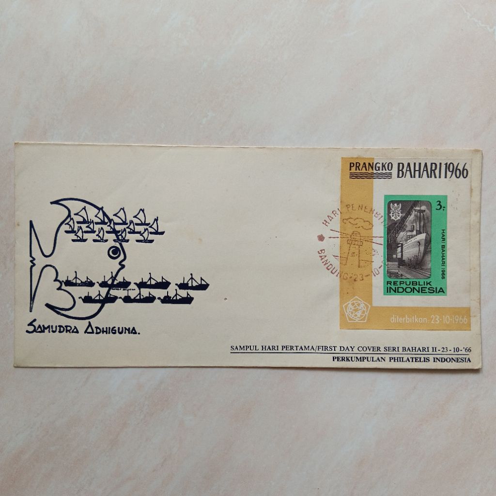 Koleksi Filateli Sampul SHP STP SS6 Seri Hari Bahari 1966 Jarang Ada - YN2842