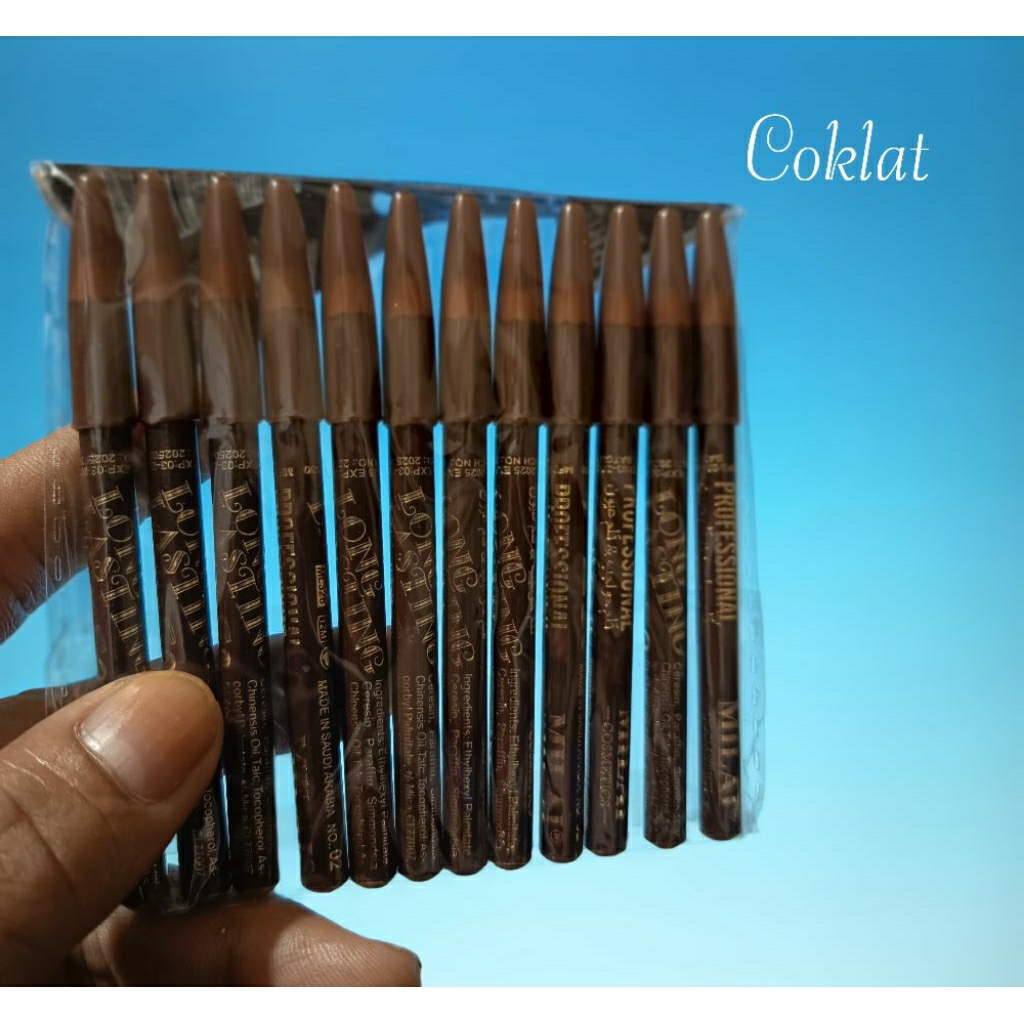 Celak Kajal Milai Pensil Alis Celak Mata Celak Pensil Hitam Original Saudi Celak Arab