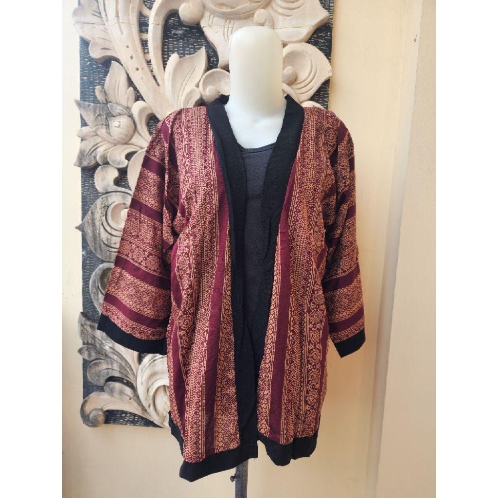CARDIGAN PENDEK ETNIK BALI/BLAZER ETNIK BALI