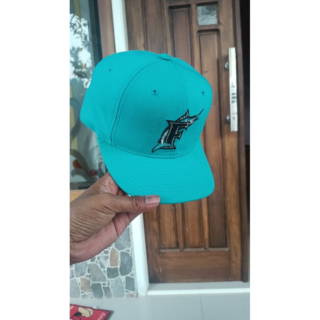 Topi New era vintage Promodel usa Florida marlin size 73/8 USA
