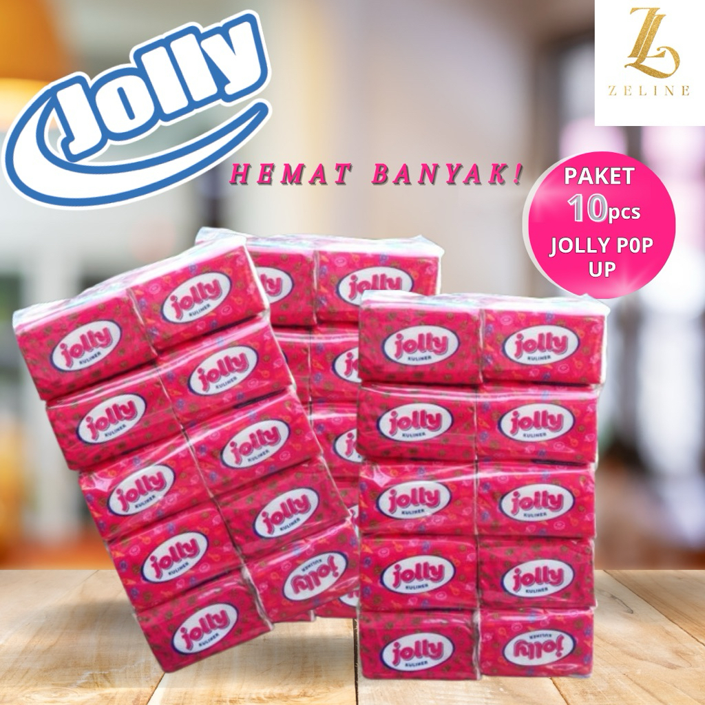 Tissu jolly kecil/Tissu jolly Pop up (10PCS)/Tissu jolly pop uptissu jolly pop up 200sheets/tissu jo