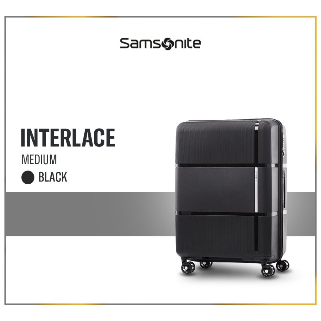 Samsonite Koper Hardcase Interlace Medium 24 inch Exp V2 - Black