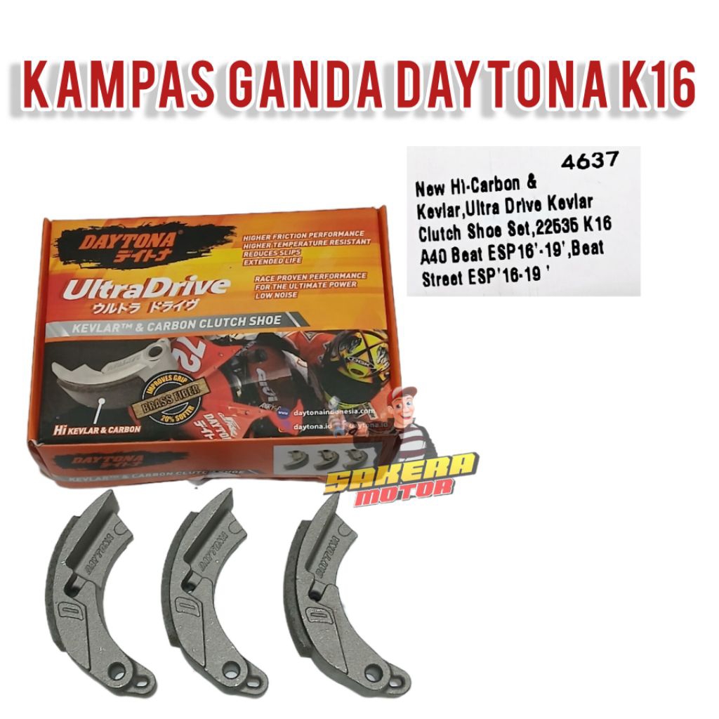 DAYTONA KAMPAS GANDA NEW HI-CARBON KEVLAR DAYTONA NEW BEAT ESP/BEAT 2020