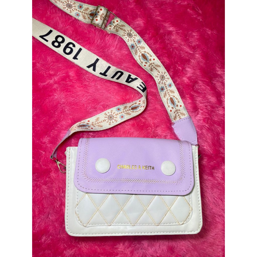 PRELOVED Tas ungu cute