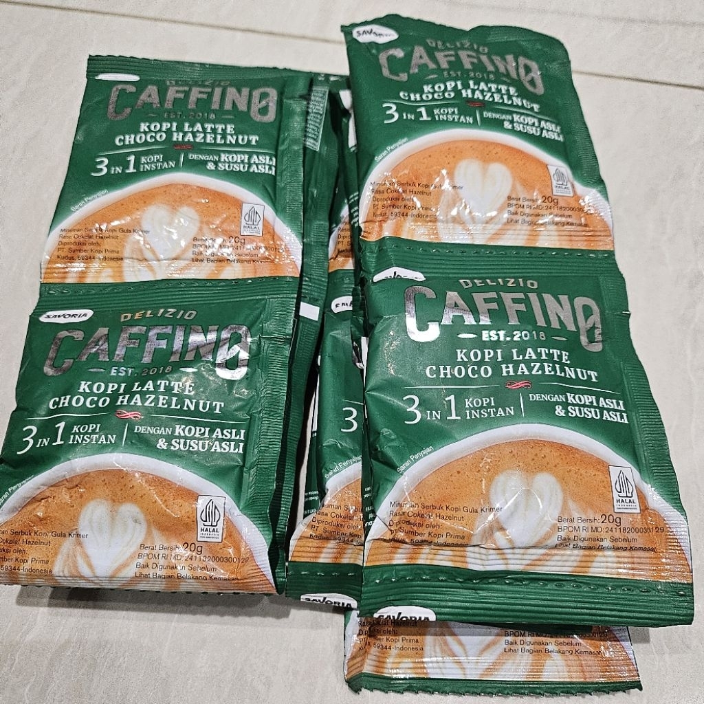 Caffino Kopi Latte Choco Hazelnut Renceng