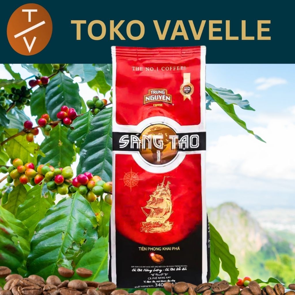 Trung Nguyen Kopi Sang Tao 1 2 3 4 5 - 340gr kopi bubuk giling halus fine grind premium vietnam