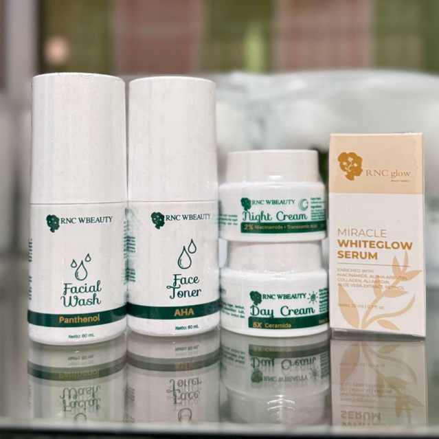 Paket RNC WBeauty + Serum Acne care serum/White Glow Serum
