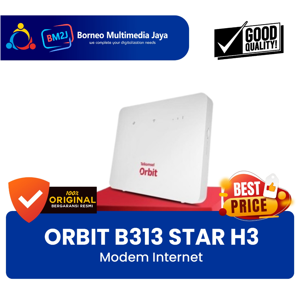 Huawei B313 Orbit Star H3 Telkomsel Orbit 2.4ghz LTE CAT 4 B 313