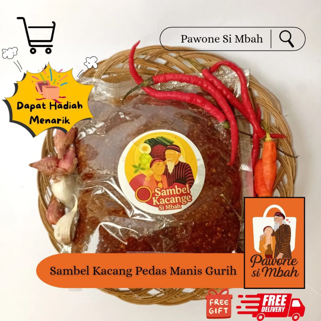 Sambel Pecel 1 Kg | Sambel Kacang | pawonesimbah