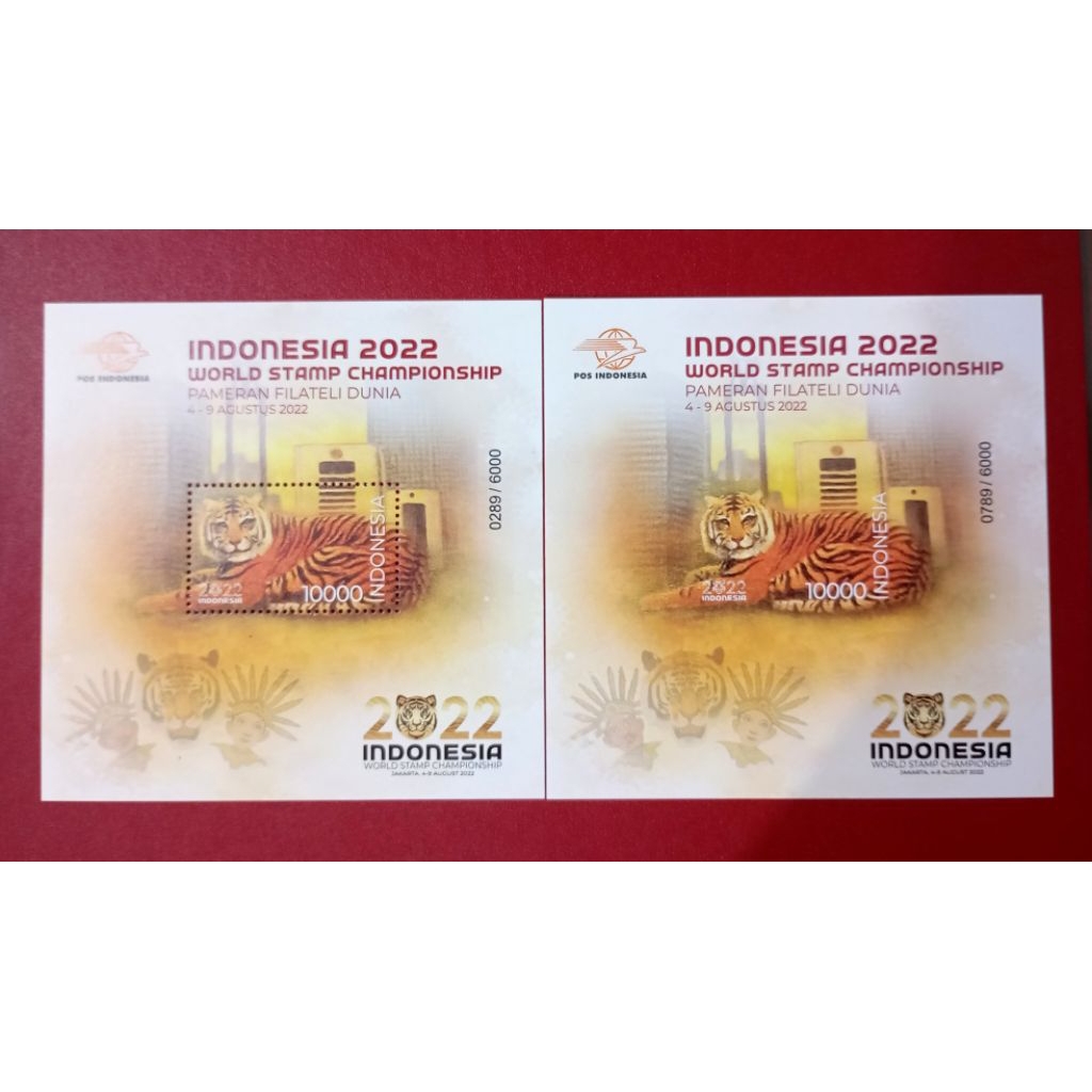 SS PRANGKO INDONESIA PAMERAN FILATELI DUNIA PERF & IMPERF