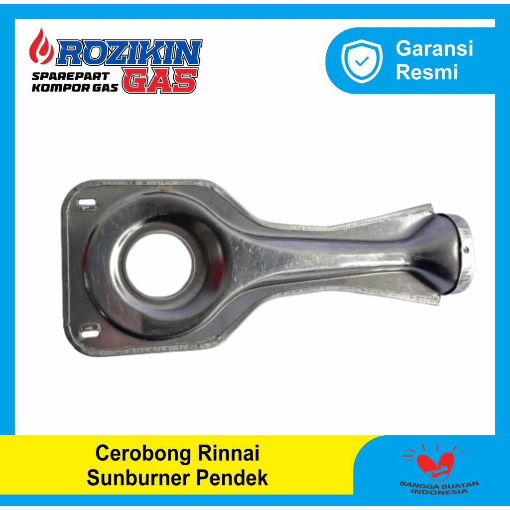 Cerobong Rinnai Sun Burner Pendek Original nyala  Biru