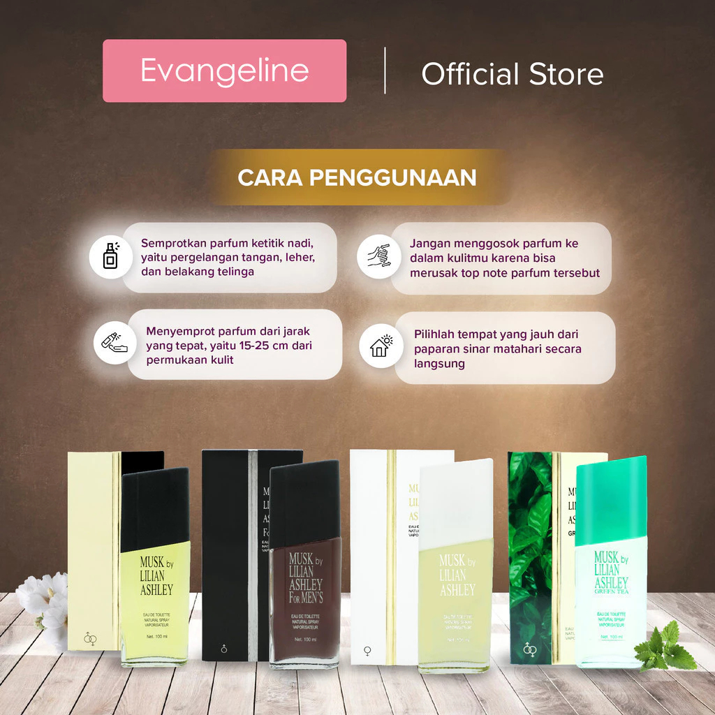 [MUSK by LILIAN ASHLEY] EAU DE TOILETTE/ PARFUME MUSK by LILIAN ASHLEY/ PEWANGI