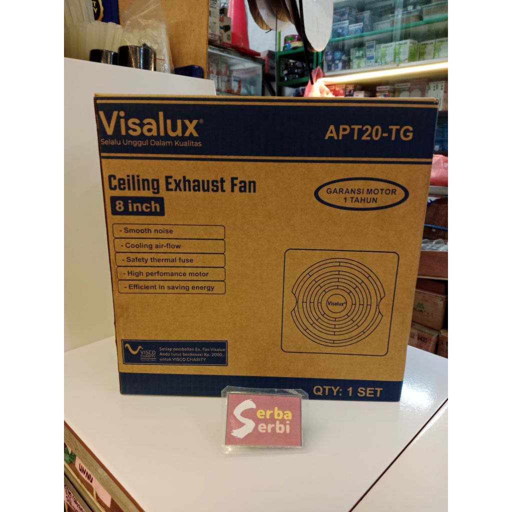 -APT 20-TG VISALUX-Kipas ceiling exhaust fan 8" palfon