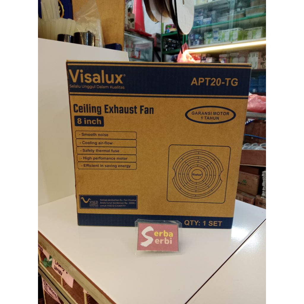 *APT 20-TG VISALUX*Kipas ceiling exhaust fan 8" palfon