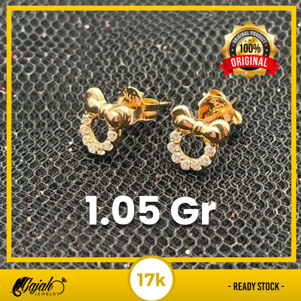 Anting Emas 17K 1.05 Gram Toko Emas Gajah Online Salatiga 7937