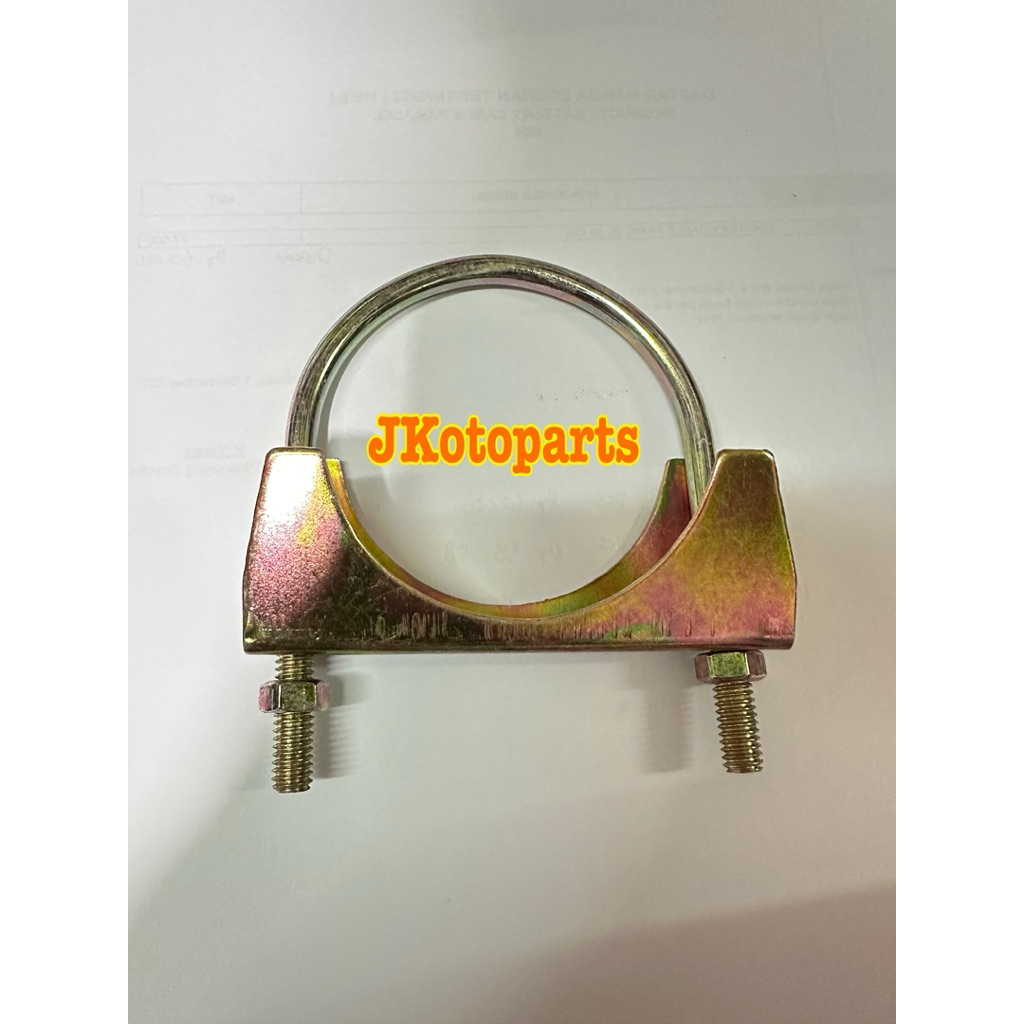 Klem U Knalpot Mobil Truk Universal